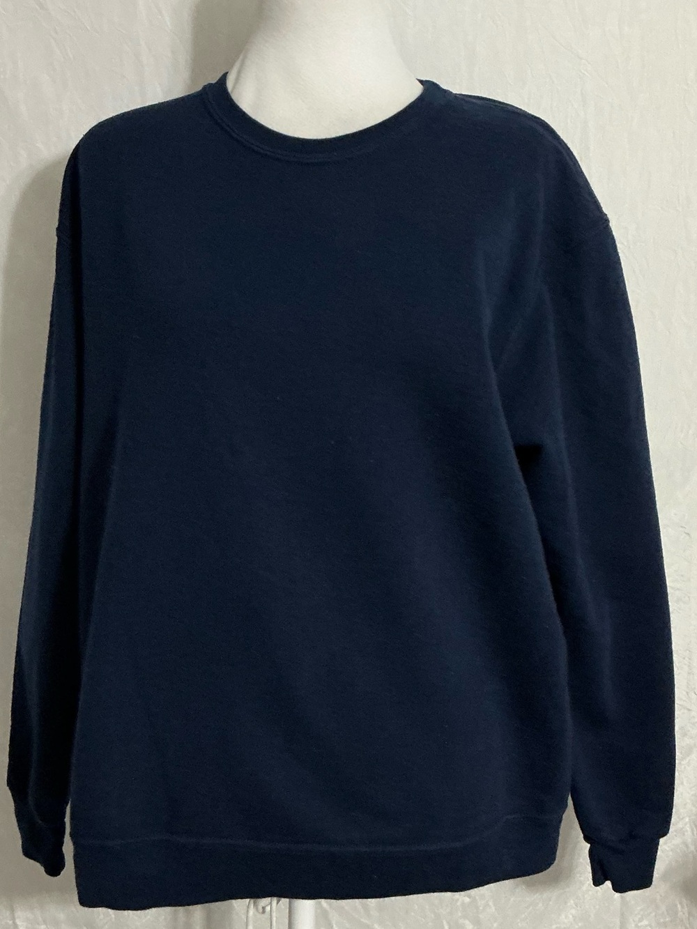 Jerzees Navy Crewneck Sweatshirt